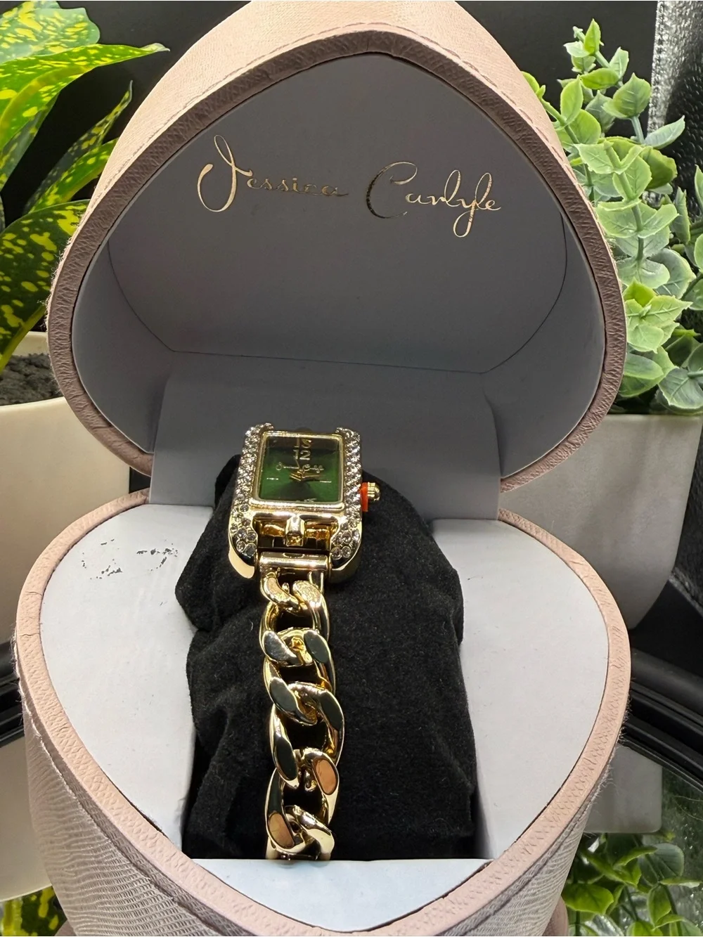 Gold-Tone Chain Link Bracelet Watch - Gold